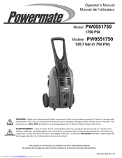 Powermate PW0551750 Operator's Manual