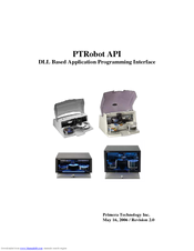 Primera PTRobot API User Manual