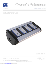 PS Audio Juice Bar II Owner's Reference Manual