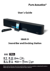 Pure Acoustics SBAR-51 User Manual