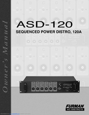 Furman ASD-120 Owner's Manual