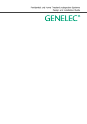 Genelec Home Theater System Design And Installation Manual