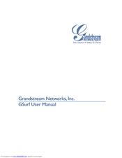 Grandstream Networks GSurf User Manual