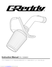 GReddy 12569001 Instruction Manual