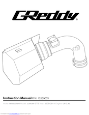 GReddy 12539003 Instruction Manual