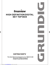 Grundig freeview GSTB4100FV Manual