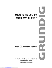 Grundig MISURO GLCD3206HDV Series Instruction Manual