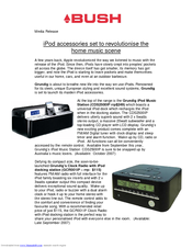 Grundig GCR001IP Release Note
