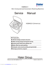 haier XQBM22-C Service Manual