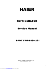 haier BCD311 Service Manual