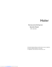 haier HYC-260-360 Operation Manual