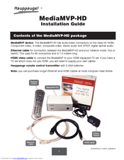 Hauppauge QI-MVPHD Installation Manual