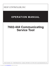 Heat Controller 7602-444 Operation Manual