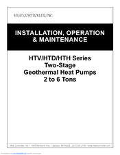 Heat Controller HTD Series Installation, Operation & Maintenance Instructions Manual