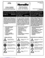 Homelite UT15180 Operator's Manual