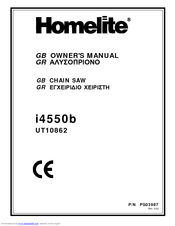 Homelite i4550b UT10862 Owner's Manual