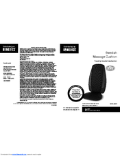 HoMedics MCS-360H Instruction Manual And Warranty