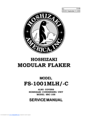 Hoshizaki FS-1001MLC Service Manual