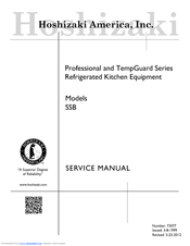 Hoshizaki Temp Guard RH3-SSB-GD Service Manual
