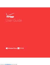 htc Verizon windows phone 8X User Manual