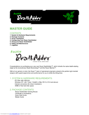 Razer PeathAdder Master Manual