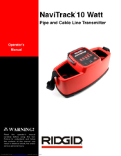 RIDGID NaviTrack 10 Operator's Manual