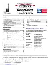 Ritron DoorCom RDC-146M Owner's Manual