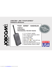 Ritron JOBCOM JMX-446XP Owner's Manual