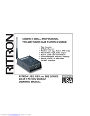 Ritron JBS-450 Owner's Manual