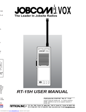 Ritron JOBCOM VOX RT-15H User Manual