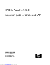 Hp Data Protector A.06.11 Integration Manual