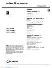 Indesit IDCE 8450 B S Instruction Manual