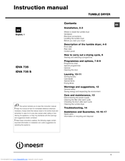 Indesit IDVA 735 S Instruction Manual
