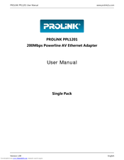 Prolink PPL1201 User Manual