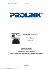 Prolink PCC8020 Series User Manual