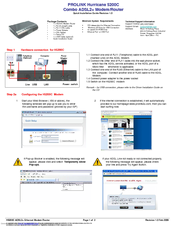 Prolink Hurricane 5200C Quick Installation Manual