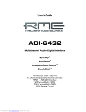 RME Audio ADI-6432 User Manual