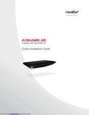 Rocstor AIRHAWK A5 Quick Installation Manual