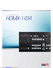 Inter-m HDMX-1104 Manual
