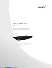 Rocstor AIRHAWK A3 Quick Installation Manual