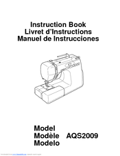 Janome AQS2009 Instruction Book
