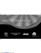 Chrysler MULTIMEDIA SYSTEM User Manual