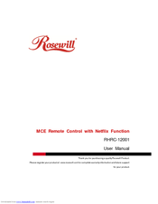 Rosewill RHRC-12001 User Manual