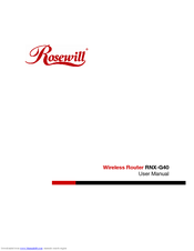 Rosewill RNX-G40 User Manual