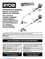 Ryobi RY34422 Operator's Manual