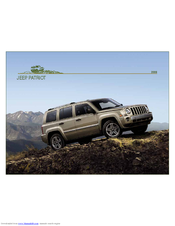 Jeep 2008 Patriot Overview Manual