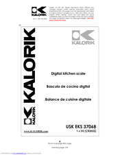 Kalorik USK EKS 37068 Operating Instructions Manual