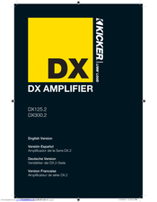 Kicker Dx125 2 Manuals Manualslib