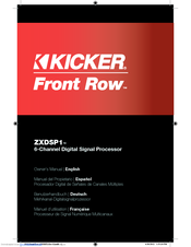 Kicker Front Row ZXDSP1 Owner's Manual