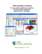 Geosoft Oasis Montaj 7.0 Viewer Quick Start Manual